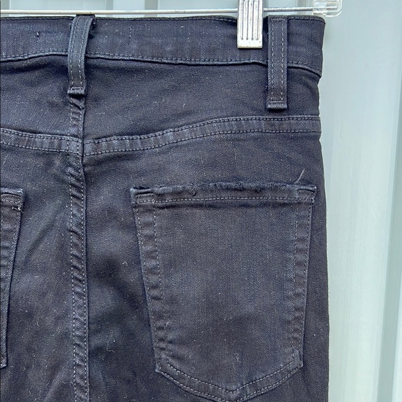 GJG Denim Rodeo Ripped Distressed Flare Fall Bell Bottom Black Flared Jeans 3 - Picture 10 of 11